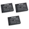 3x Canon LP-E17 akumuliatorius 1040 mAh