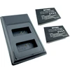 Canon LP-E12 akumuliatorius 1800 mAh + greitasis LED pakrovėjas