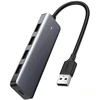 UGREEN HUB USB-A to 4x USB-A 3.0 / 1x micro-USB power supply - Gray