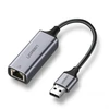 UGREEN USB-A to RJ45 Ethernet Adapteris - Kosminė pilka
