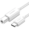 UGREEN USB-C to USB-B 2.0 Spausdintuvas cable 1.5m - Baltas