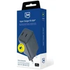 Laidinis įkroviklis 3MK Hyper Charger PD 45W GaN QC4+ PPS 2C Super-Fast Charge 2.0 juodos spalvos