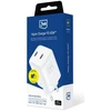 Laidinis įkroviklis 3MK Hyper Charger PD 45W GaN QC4+ PPS 2C Super-Fast Charge 2.0 baltos spalvos