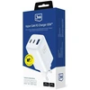 3Mk apsaugos priedai - 3mk Hyper GaN įkroviklis 65W QC4+ PD PPS USB 1A2C Baltas EU