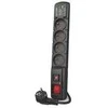 Acar Maitinimo juostelė f4 usb a+c 3m 4x 230v pd3.0 qc juoda