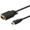 Adapteris savio cl-103 (hdmi m - d-sub (vga) m; 1,8m; spalva juoda)