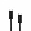 Kabelis USB ADATA CACC-100PN-BK kabelis USB USB 2.0 1 m USB C Juodas
