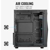 Aerocool Sklandytuvo akrilo vidurinis bokšto dėklas