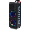 AIWA KBTUS-608 MKII 600W (80W RMS) nešiojama garso sistema su karaoke, šviesos efektais