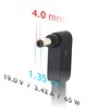 Nešiojamojo kompiuterio pakrovėjas Akyga AK-ND-55 (19V / 3.42A 65W 4.0 x 1.35mm) ASUS 1.2m