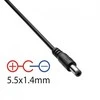 Akyga AK-PD-32 9V/1A maitinimo šaltinis Casio klaviatūroms - DC kištukas 5.5/1.4mm