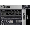Akyga ak-s1-300 moduł zasilaczy 300 w 20+4 pin atx sfx sidabrinė