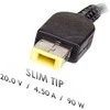 Akyga Square Ak-nd-29 kintamosios srovės adapteris, skirtas IBM, Lenovo nešiojamajam kompiuteriui (20 V; 4,5 A; 90 W; plonas antgalis, kvadratinis geltonas)