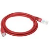 Patch-cord U/UTP kat.5e PVC 0.5m raudona ALANTEC