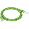 Patch-cord U/UTP kat.5e PVC 2.0m žalia ALANTEC