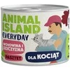 ANIMAL ISLAND Kasdienis jautiena ir žvėriena kačiukams - šlapias kačių ėdalas - 185 g