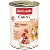 ANIMONDA Carny Kitten Veal, vištiena, kalakutiena - wet cat food - 400g