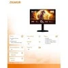 Monitorius AOC | 25G4KUR | 25 " | Fast IPS | FHD | 16:9 | 420 Hz | 1 ms | 1920 x 1080 pikselių | 350 cd/m² | HDMI jungtys quantity 2 | Juodas