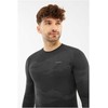 VIKING Gasher Man Longsleeve Merino men's underwear, dydis M, juodas