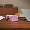Apple „Beats iPhone 17 Pro“ dėklas su kišeniniu stovu, „MagSafe“ ir kameros valdymu – rausvos spalvos akmenukais