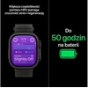 Apple Išmanusis laikrodis watch ultra 4 gps + cellular, koperta 49mm su tytanu (juodos spalvos), opaska trail w kolorze burgunda - dydis s/m