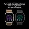 Apple Išmanusis laikrodis watch ultra 4 gps + cellular, koperta 49mm su tytanu (juodos spalvos), opaska trail w kolorze burgunda - dydis s/m