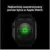 Apple Išmanusis laikrodis watch ultra 4 gps + cellular, koperta 49mm su tytanu (juodos spalvos), opaska trail w kolorze burgunda - dydis s/m