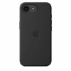 Apple silikoninis dėklas do iphonea 16e - juoda