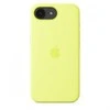 Apple iPhone 16e Silikoninis dėklas – Neon Geltona