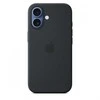 Apple iPhone 17 Silikoninis dėklas with MagSafe - Juodas