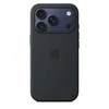 Apple iPhone 17 Pro Silikoninis dėklas with MagSafe – Juodas