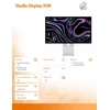 Monitorius Apple Studio Ekranas XDR - Standard glass - Tilt- and height-adjustable stand