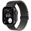 Išmanusis laikrodis Apple „Watch Ultra 3 GPS + Cellular“, 49 mm, juodo titano korpusas | Juodas titano Milano apyrankės dirželis – S