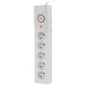 ARMAC Surge Protector Z5 3m 5x prancūziški lizdai 10A kabelių tvarkyklė pilka