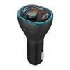 ART transmiter FM bluetooth 5.0 + USB A QC3.0 + Typ C (total 30W) FM-73 juodas
