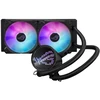 Asus rog ryuo iii 240 argb procesor komplektas do chłodzenia płynami 12 cm juoda