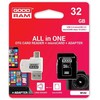 Karta pamięci su adapterem i czytnikiem kart goodram all in one m1a4-0320r12 (32gb; class 10; adapter, czytnik kart microsdhc, karta pamięci)