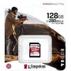 Kingston SD atminties kortelė 128GB React Plus 280/100/MB/s U3 V60