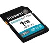 Atminties kortelė Kingston Karta sd 1tb canvas go plus 200/mb/s c10 u3 v30