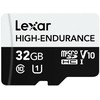 Atminties kortelė Lexar Karta pamięci microsd high endurance 32gb c10 a1 u1 v10 100/30mb/s