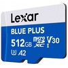 Atminties kortelė Karta Lexar Mėlyna Plus Micro SDXC 512 GB Class 10 UHS-I/U3 A2 V30 (LMSBLPL512G-BNANG)