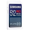 Atminties kortelė Samsung PRO Ultimate SDXC 512GB UHS-I U3 [Rašymas 130MB/s Skaitymas 200MB/s] su skaitytuvu