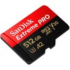 Atminties kortelė Sandisk extreme pro microsdxc 512gb 200/140 mb/s a2