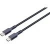 USB-C į USB-C laidas Aukey CB-KCC102, 100 W, 1.8 m (juodas)