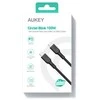 USB-C į USB-C laidas Aukey CB-KCC102, 100 W, 1.8 m (juodas)