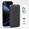 Aukey Pb-y46p powerbank 10000mah 20w 2xusb kabelis usb-c