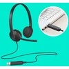 Ausinės logitech ausinės h340 usb