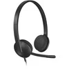 Ausinės logitech ausinės h340 usb