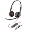 HP Poly Blackwire 3220 Stereo USB-C Ausinės +USB-C/A Adapteris