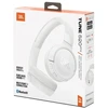 Belaidės ant ausų dedamos JBL T520 BT2 ausinės, baltos